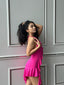 MIA PINK RUFFLED DRESS