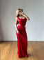 SUKI RED CORSET SET