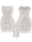 HERA WHITE LACE MINI DRESS
