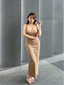 NADIA NUDE MAXI DRESS