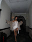 HERA WHITE LACE MINI DRESS