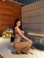 KEIRA NUDE MAXI DRESS