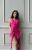 MIA PINK RUFFLED DRESS