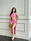 KATRINA PINK MAXI SET
