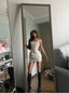 HERA WHITE LACE MINI DRESS