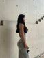 KIM GREY MAXI DRESS
