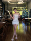 HERA WHITE LACE MINI DRESS