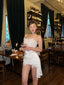 HERA WHITE LACE MINI DRESS