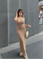 NADIA NUDE MAXI DRESS