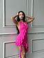 MIA PINK RUFFLED DRESS