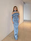 VALERIE BLUE MAXI DRESS