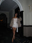 HERA WHITE LACE MINI DRESS