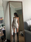 HERA WHITE LACE MINI DRESS