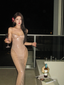 KEIRA NUDE MAXI DRESS