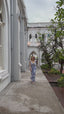 IRIS BLUE FLORAL MAXI DRESS